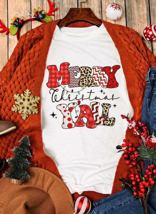 "Have a Holly Jolly Christmas" Merry Christmas Y'all T-Shirt